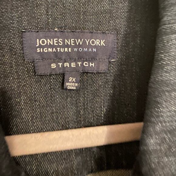 Jones New York jean jacket sz 2X - Picture 3 of 5